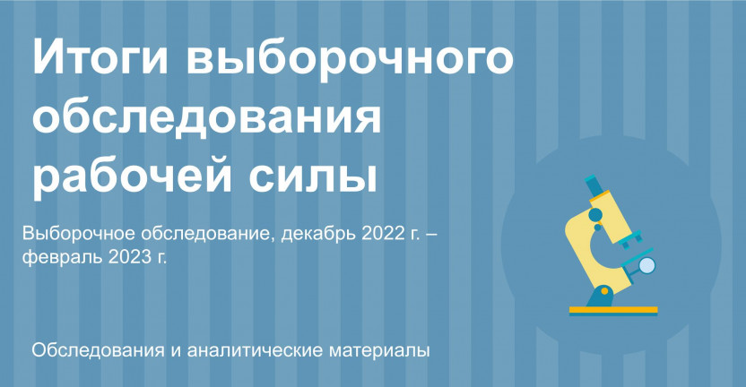 Итоги выборочного обследования рабочей силы за декабрь 2022 года - февраль 2023 года