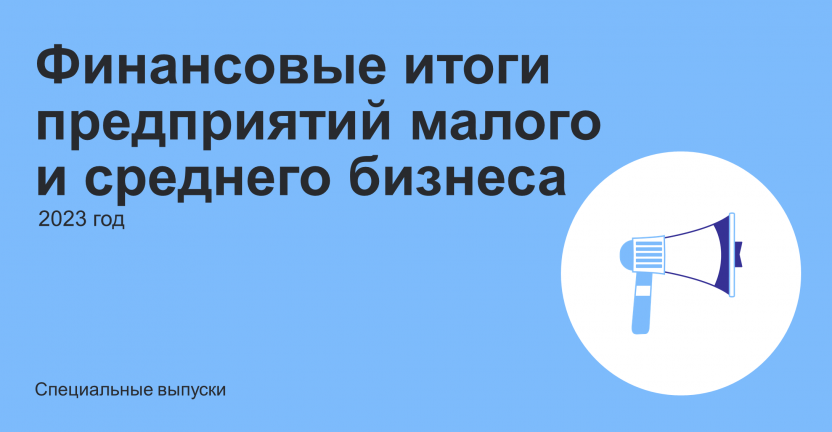 Финансовые итоги 2023 года предприятий малого и среднего бизнеса